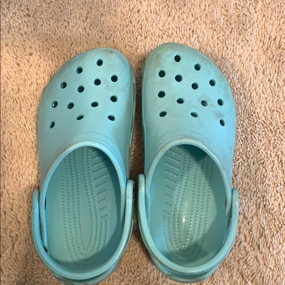 Light blue crocs